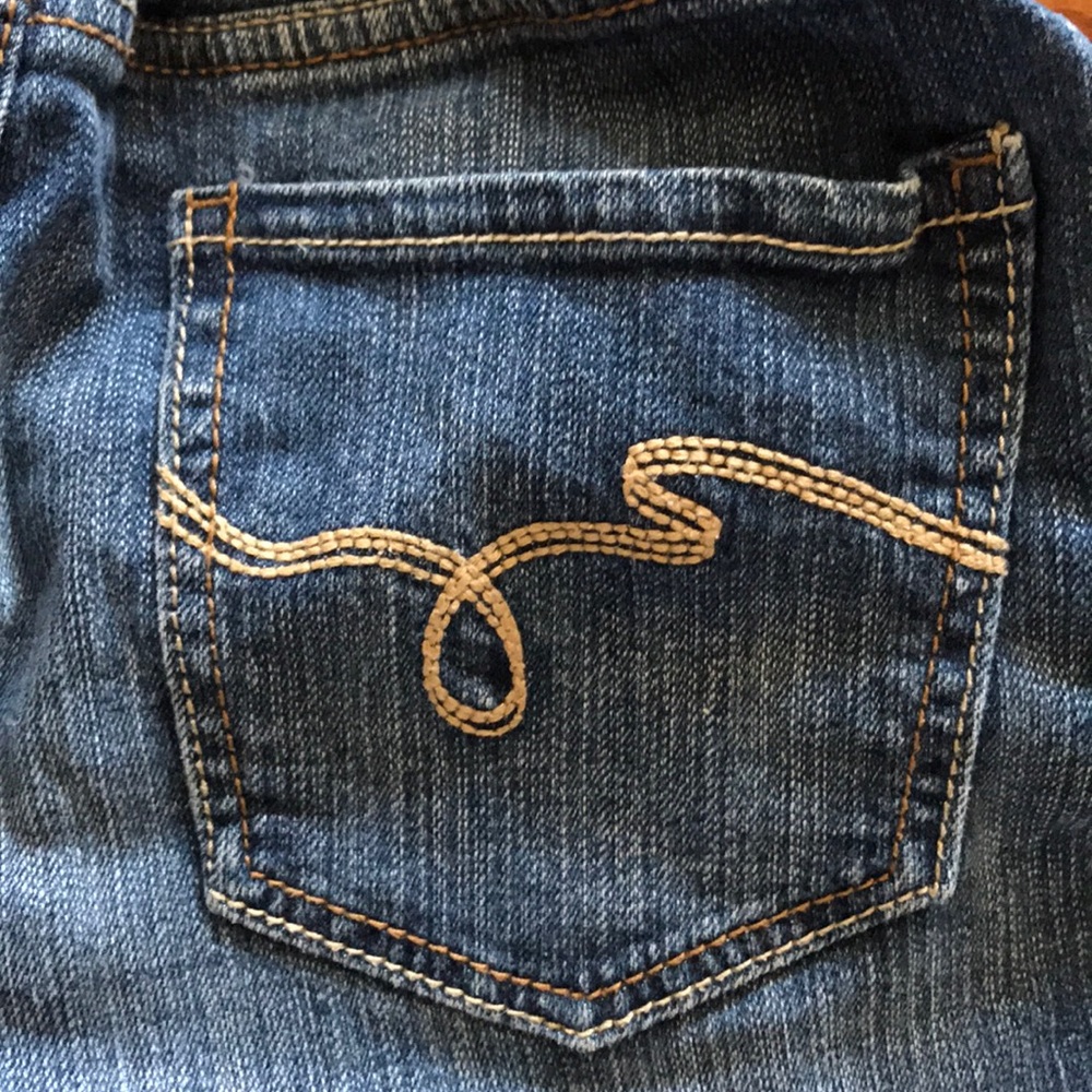 Indigo Blue Jean Maternity Shorts Size M/M - Picture 5 of 6